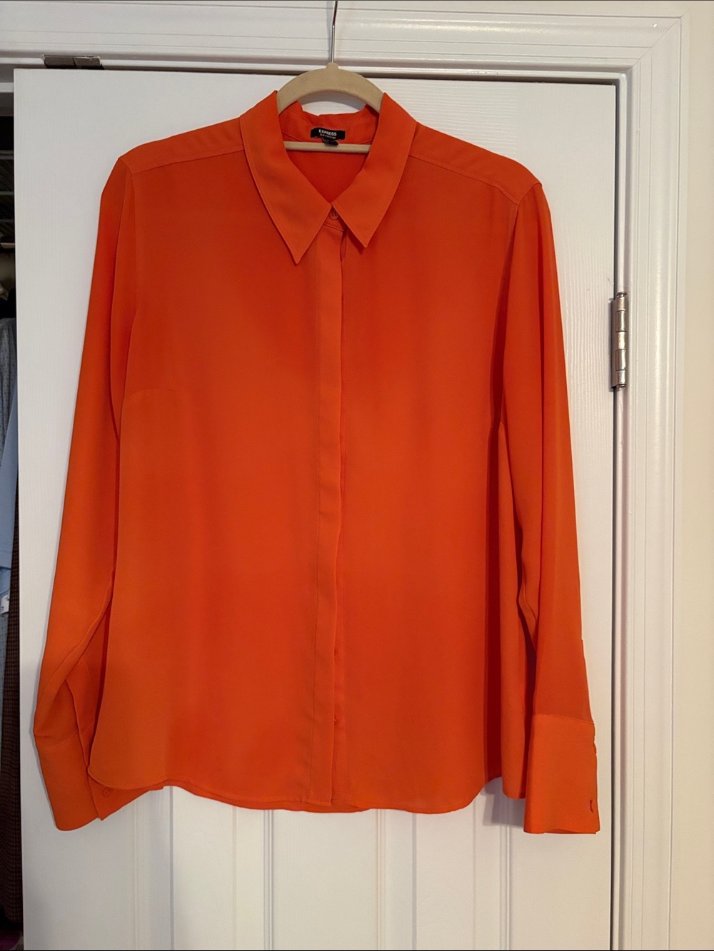 Express Slim Portofino Button Up Blouse